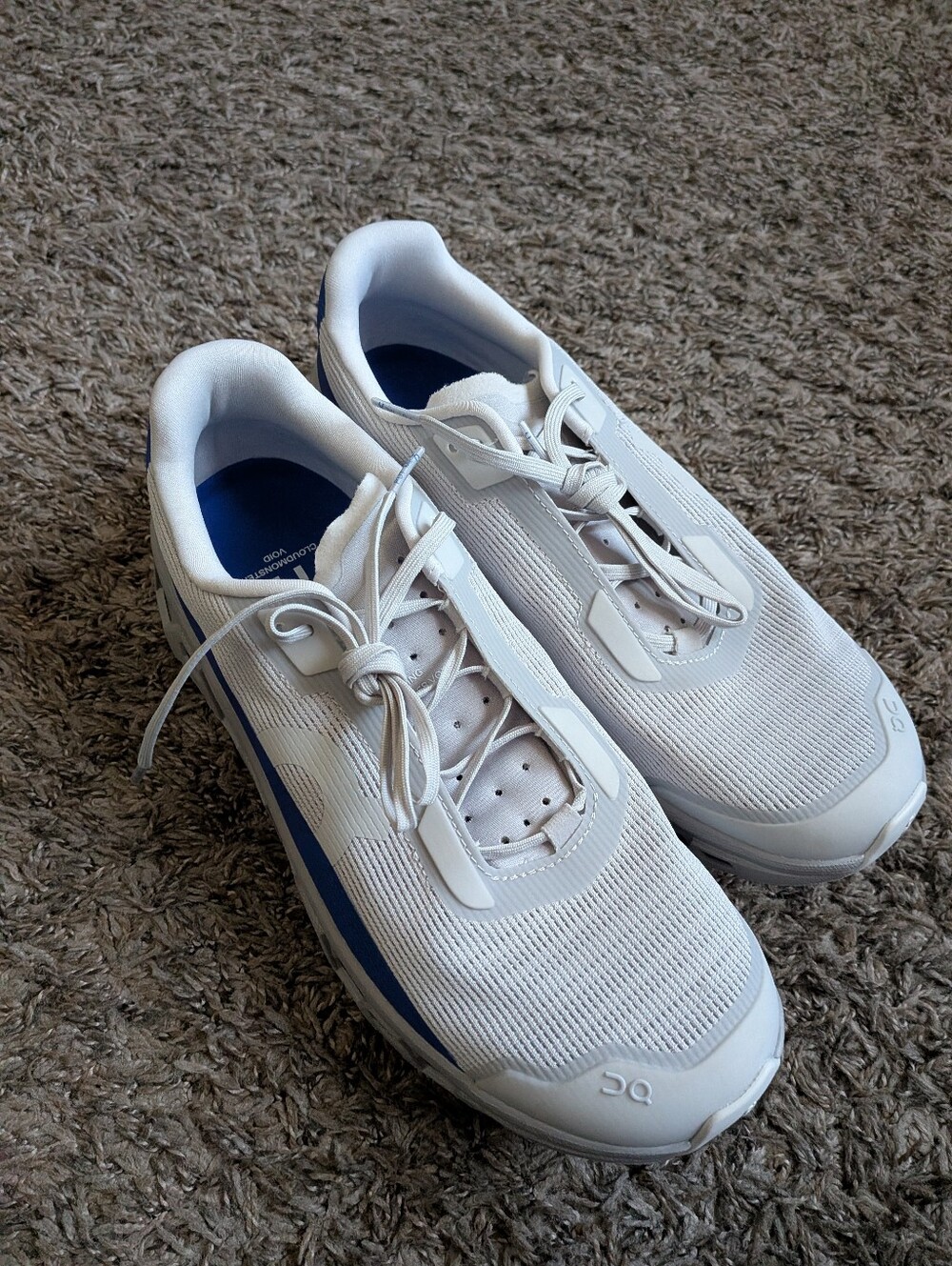 On Cloudmonster Void Glacier Alloy Grey Blue Athletic Shoes Men's 7.5 NEW